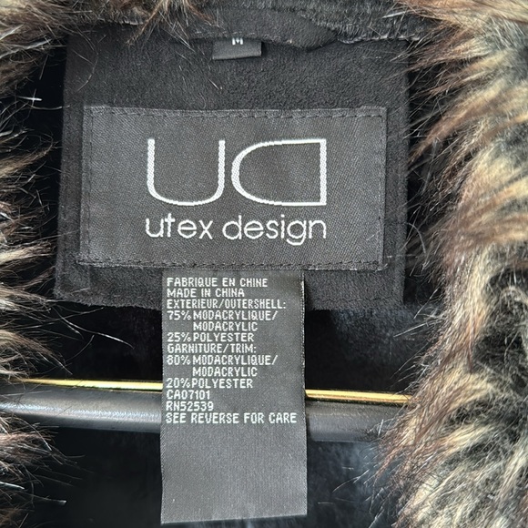 Faux fur trim coat - Picture 2 of 4